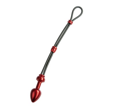 MALESATION Cock-Grip with Alu-Plug medium, red